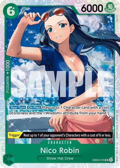 Nico Robin EB05-016 Heroines Edition Vol. 2 One Piece Karte