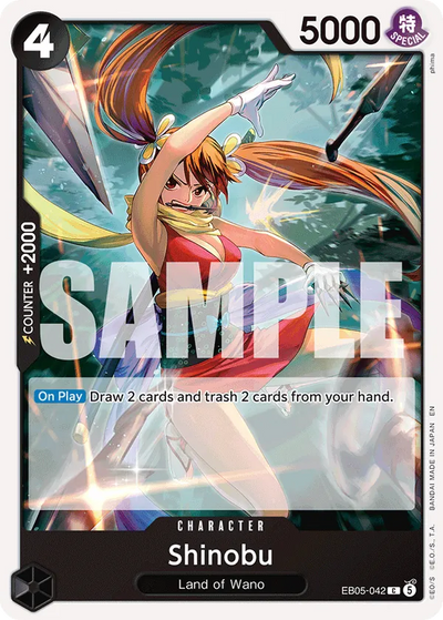 Shinobu EB05-042 Heroines Edition Vol. 2 One Piece Karte