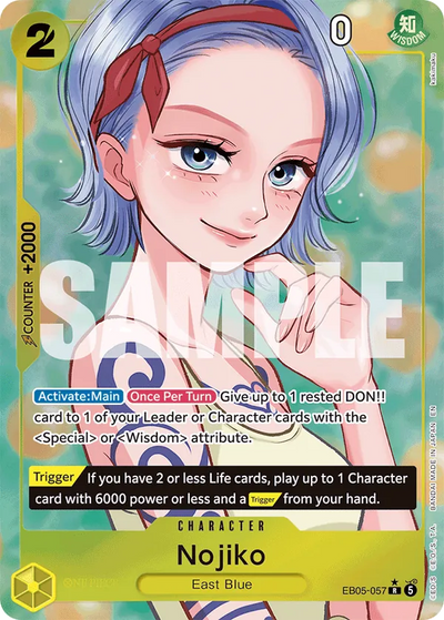 Nojiko EB05-057 (Parallel 1) Heroines Edition Vol. 2 One Piece Karte