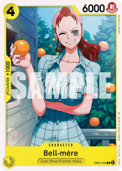 Bell-mère EB05-058 Heroines Edition Vol. 2 One Piece Karte