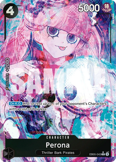 Perona EB05-043 (Parallel 1) Heroines Edition Vol. 2 One Piece Karte