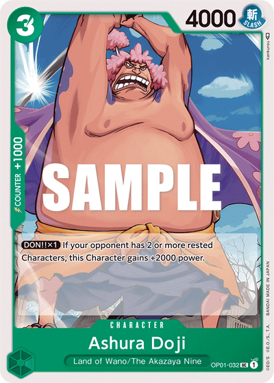 Ashura Doji OP01-032 Romance Dawn One Piece Karte