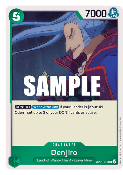 Denjiro OP01-046 Romance Dawn One Piece Karte
