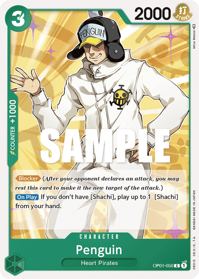 Penguin OP01-050 Romance Dawn One Piece Karte