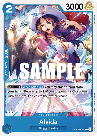 Alvida OP01-064 Romance Dawn One Piece Karte