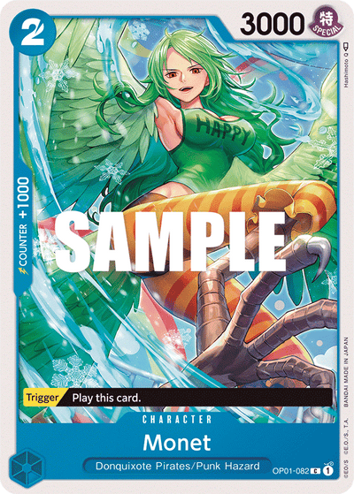 Monet OP01-082 Romance Dawn One Piece Karte