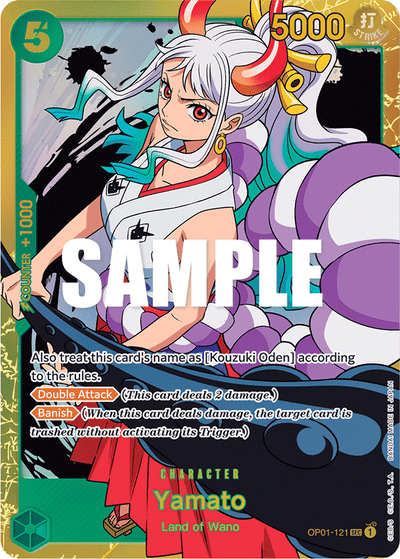 Yamato OP01-121 Romance Dawn One Piece Karte