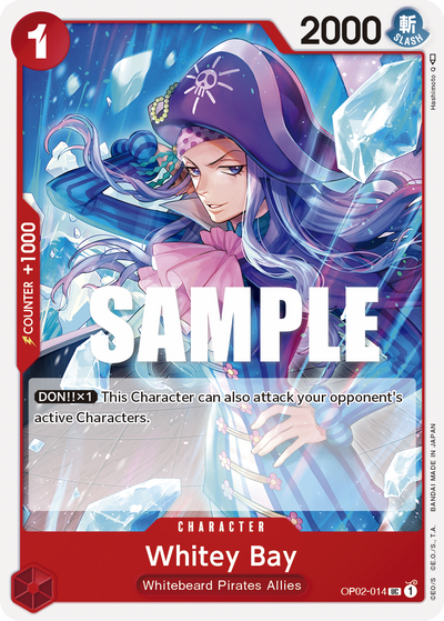 Whitey Bay OP02-014 Paramount War One Piece Karte