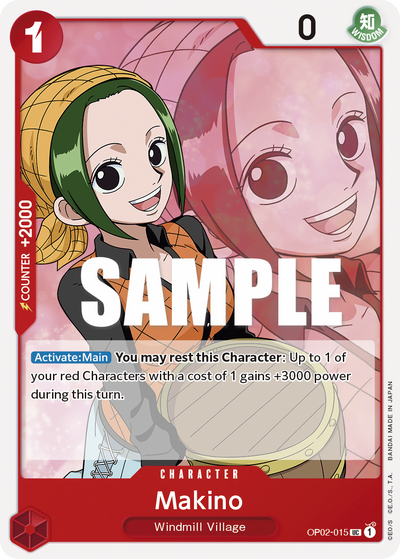Makino OP02-015 Paramount War One Piece Karte