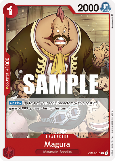 Magura OP02-016 Paramount War One Piece Karte