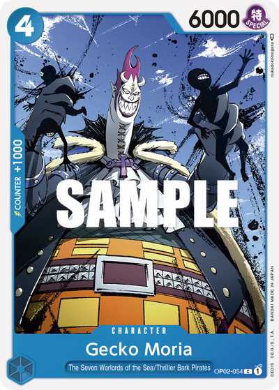 Gecko Moria OP02-054 Paramount War One Piece Karte