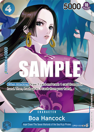 Boa Hancock OP02-059 (Parallel 1) Paramount War One Piece Karte