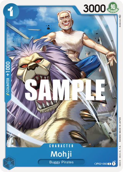 Mohji OP02-060 Paramount War One Piece Karte