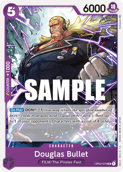Douglas Bullet OP02-079 Paramount War One Piece Karte