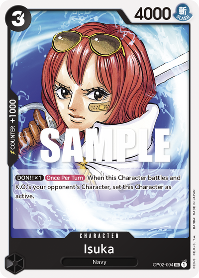 Isuka OP02-094 Paramount War One Piece Karte