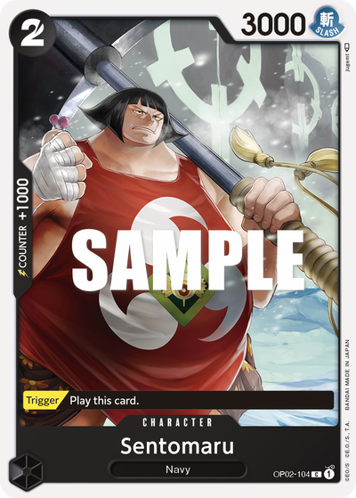 Sentomaru OP02-104 Paramount War One Piece Karte