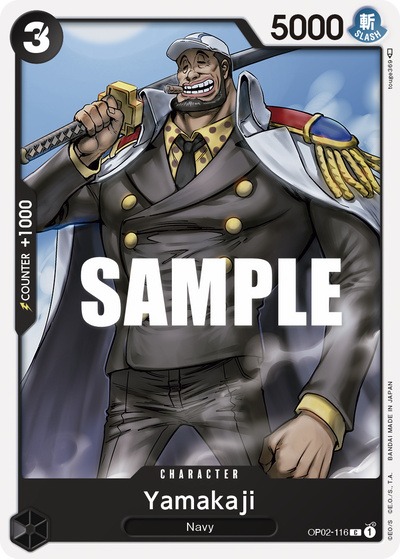 Yamakaji OP02-116 Paramount War One Piece Karte