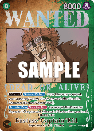 Eustass"Captain"Kid OP01-051 (Parallel 2) Pillars of Strength One Piece Karte