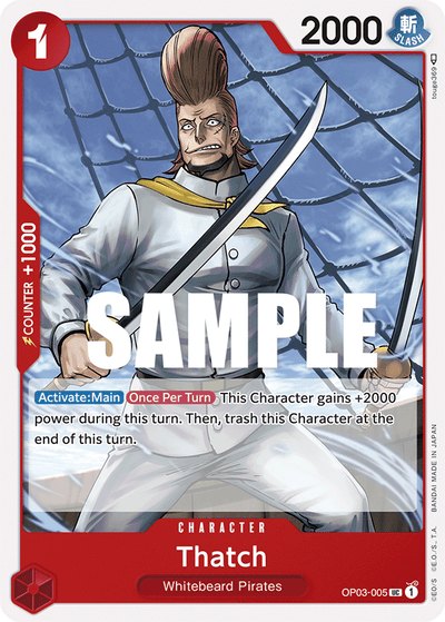 Thatch OP03-005 Pillars of Strength One Piece Karte
