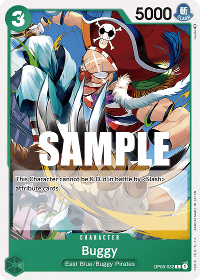 Buggy OP03-032 Pillars of Strength One Piece Karte