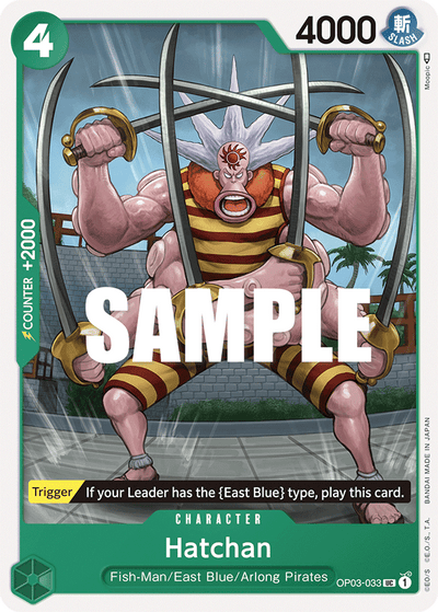 Hatchan OP03-033 Pillars of Strength One Piece Karte