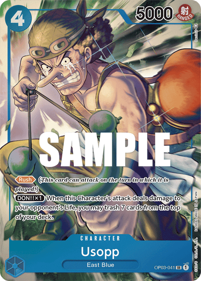 Usopp OP03-041 (Parallel 1) Pillars of Strength One Piece Karte