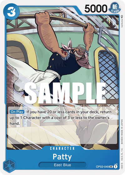Patty OP03-049 Pillars of Strength One Piece Karte