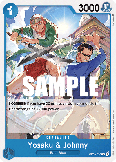 Yosaku &amp; Johnny OP03-053 Pillars of Strength One Piece Karte