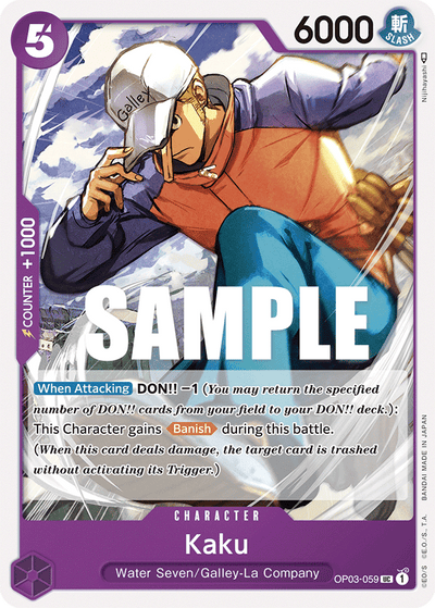 Kaku OP03-059 Pillars of Strength One Piece Karte