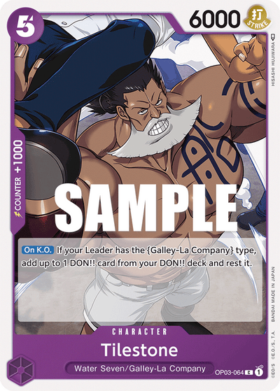 Tilestone OP03-064 Pillars of Strength One Piece Karte