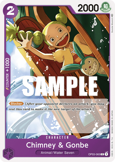 Chimney &amp; Gonbe OP03-065 Pillars of Strength One Piece Karte