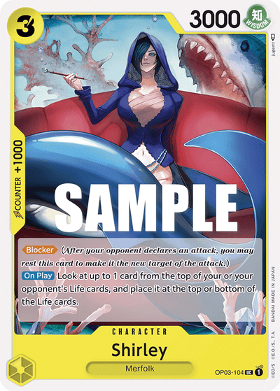 Shirley OP03-104 Pillars of Strength One Piece Karte