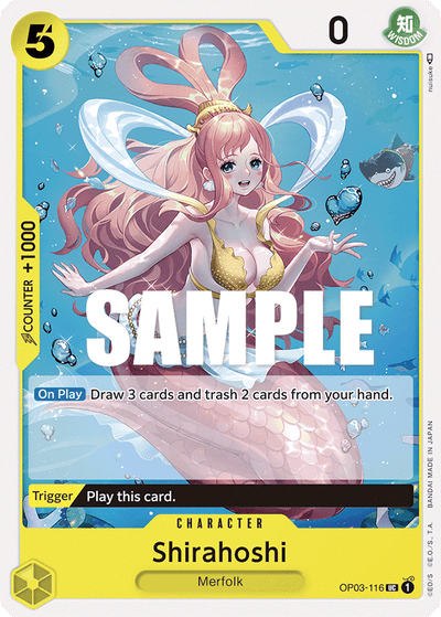 Shirahoshi OP03-116 Pillars of Strength One Piece Karte