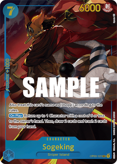 Sogeking OP03-122 (Parallel 1) Pillars of Strength One Piece Karte