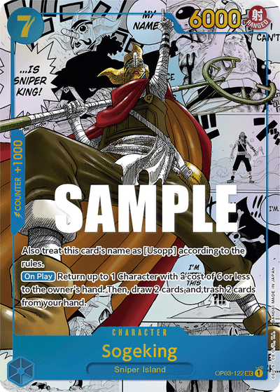 Sogeking OP03-122 (Parallel 2) Pillars of Strength One Piece Karte