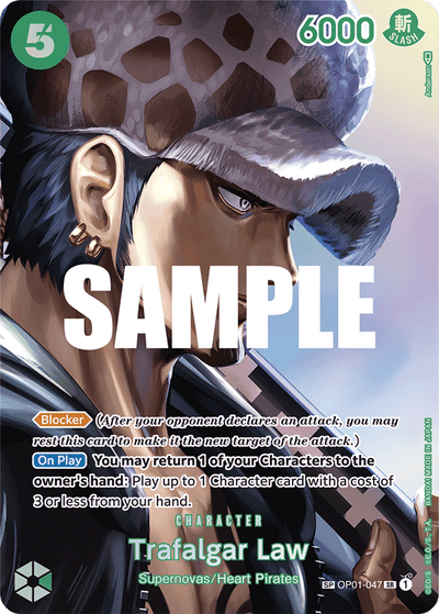 Trafalgar Law OP01-047 (Parallel 2) Kingdoms of Intrigue One Piece Karte