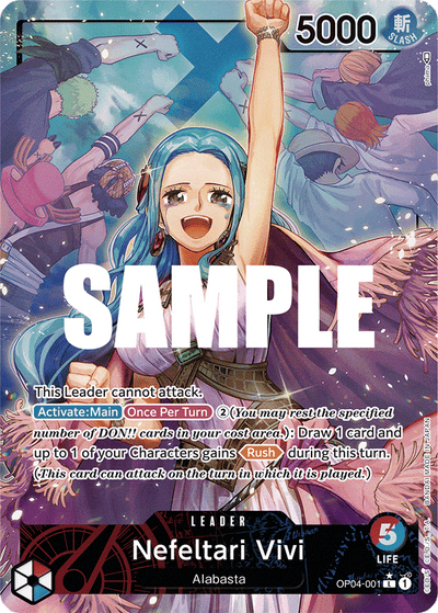 Nefeltari Vivi OP04-001 (Parallel 1) Kingdoms of Intrigue One Piece Karte