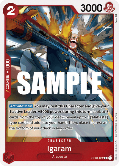 Igaram OP04-002 Kingdoms of Intrigue One Piece Karte