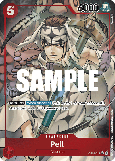 Pell OP04-013 (Parallel 1) Kingdoms of Intrigue One Piece Karte