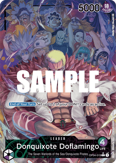 Donquixote Doflamingo OP04-019 (Parallel 1) Kingdoms of Intrigue One Piece Karte