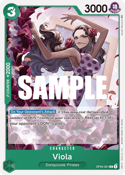 Viola OP04-021 Kingdoms of Intrigue One Piece Karte