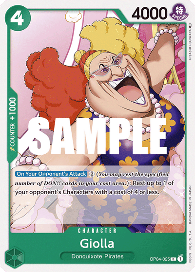 Giolla OP04-025 Kingdoms of Intrigue One Piece Karte
