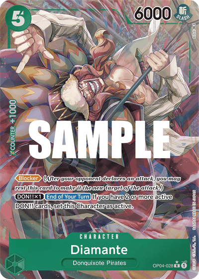 Diamante OP04-028 (Parallel 1) Kingdoms of Intrigue One Piece Karte