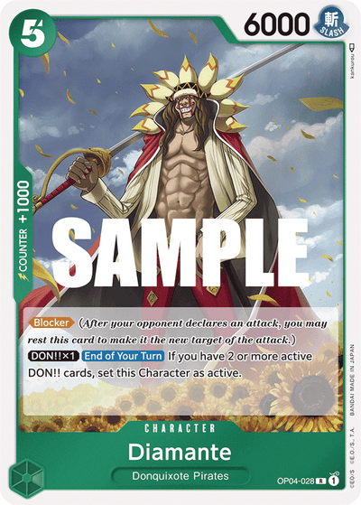 Diamante OP04-028 Kingdoms of Intrigue One Piece Karte