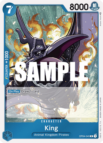 King OP04-045 Kingdoms of Intrigue One Piece Karte