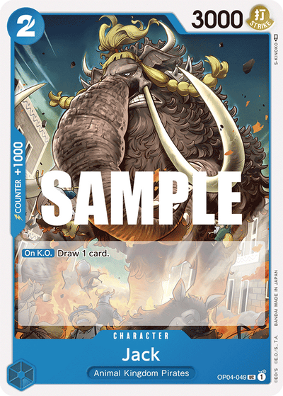 Jack OP04-049 Kingdoms of Intrigue One Piece Karte