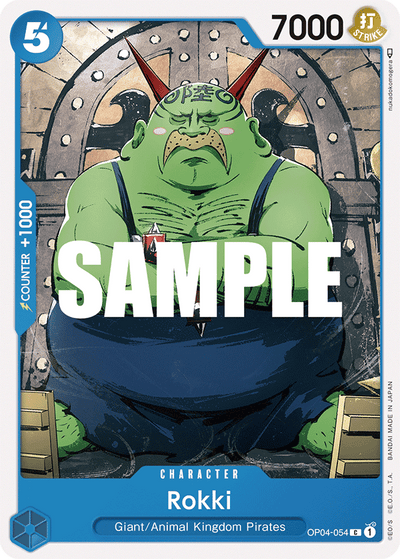 Rokki OP04-054 Kingdoms of Intrigue One Piece Karte