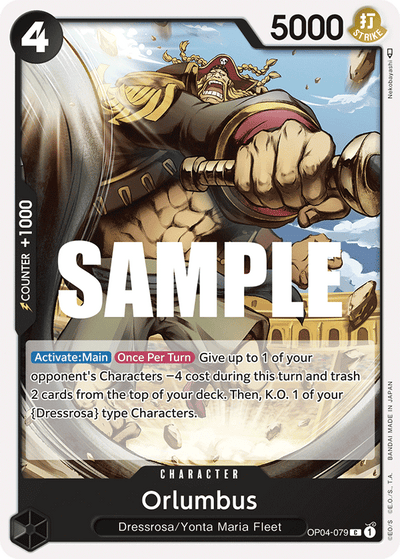 Orlumbus OP04-079 Kingdoms of Intrigue One Piece Karte