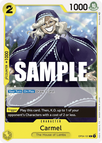 Carmel OP04-101 Kingdoms of Intrigue One Piece Karte