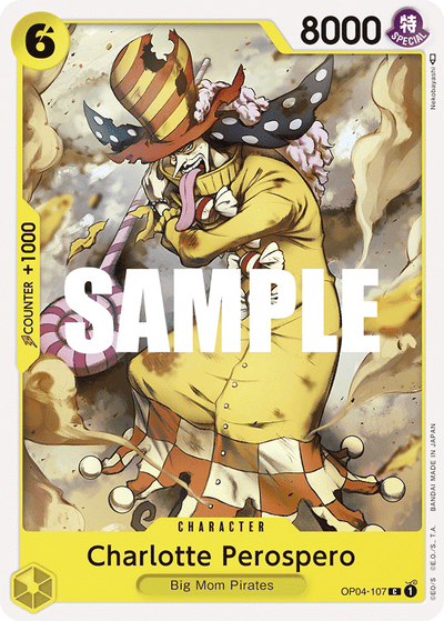 Charlotte Perospero OP04-107 Kingdoms of Intrigue One Piece Karte